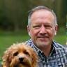Thomas with terrier in local park